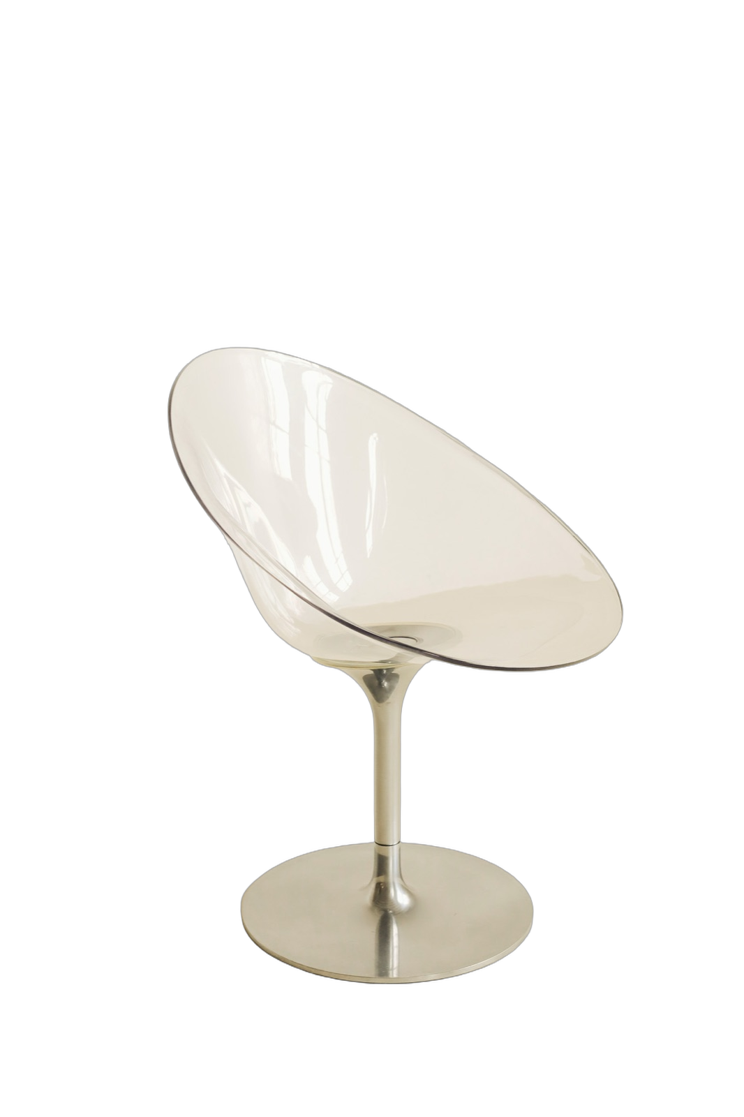 Transparante Eros draaifauteuil van Philippe Starck voor Kartell